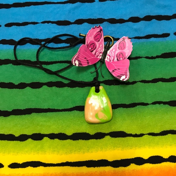 Ceramic Vintage One of a Kind Handmade Boho Necklace - Picture 10 of 16